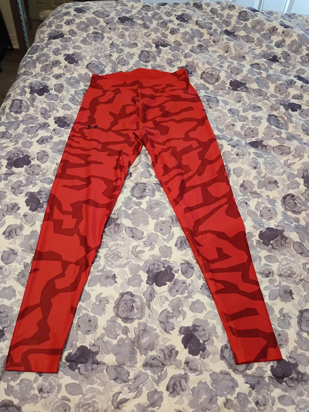 Under Armour Red Camouflage Women's Leggings
